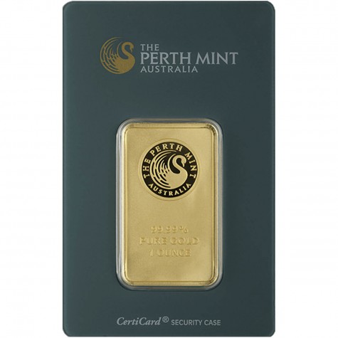 1 Ounce Gold Bar - Perth Mint