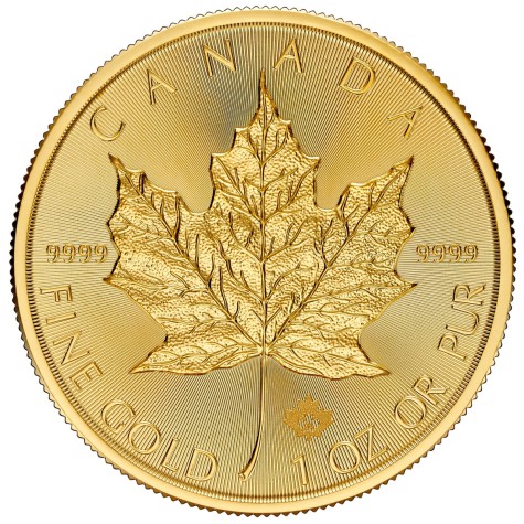 1 Ounce Gold Canadian Maple Leaf 2024