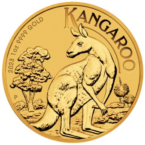 1 Ounce Gold Australian Kangaroo 2023