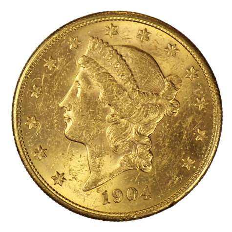 About Uncirculated $20 Liberty (Random Dates)