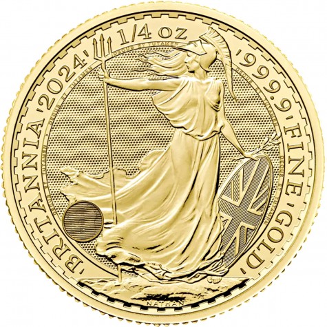 1/4 Ounce Gold Britannia 2024 King Charles III