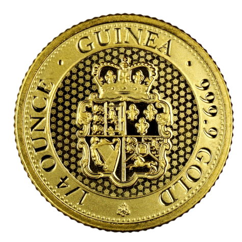 1/4 Ounce 9999 Gold Guinea St. Helena The East India Company (Random Date)