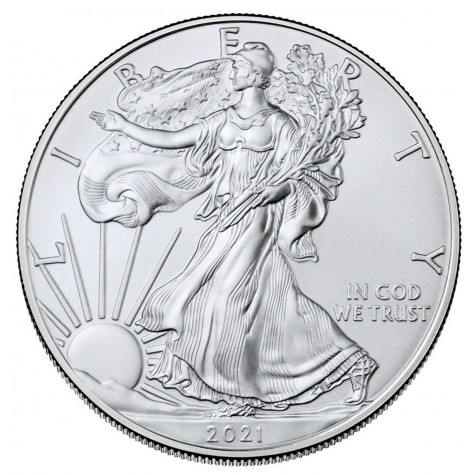 1 Ounce Silver American Eagle 2021 Type 1