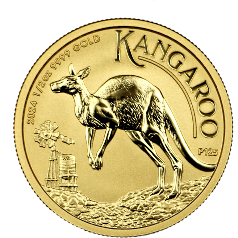 1/2 Ounce Gold Australian Kangaroo 2024