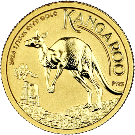 1/10 Ounce Gold Australian Kangaroo 2024