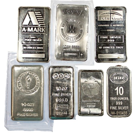 10 Ounce Silver Bar Assorted Mints