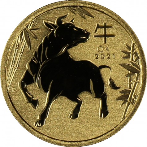 1/10 Ounce Gold Australian Ox 2021 (Series III)