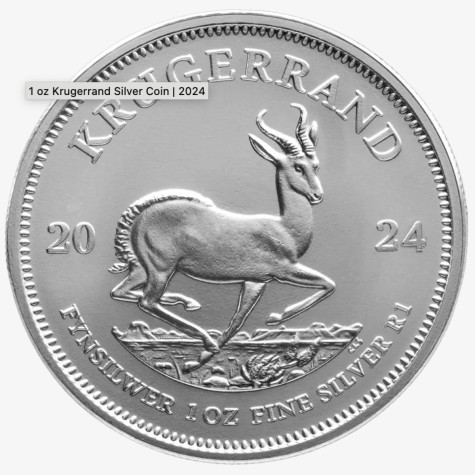 1 Ounce South African Silver Krugerrand 2024