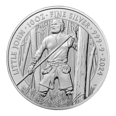10 Ounce Silver Royal Mint Myths and Legends Little John 2024