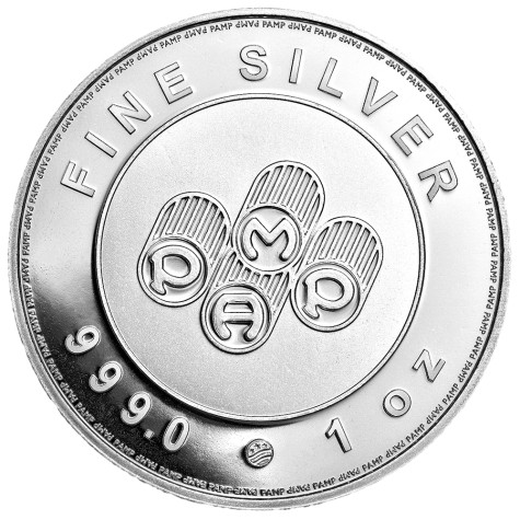 1 Ounce Silver Round PAMP