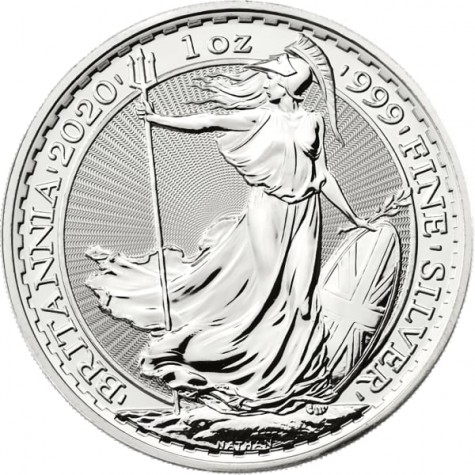 1 Ounce Great Britain Silver Britannia 2020