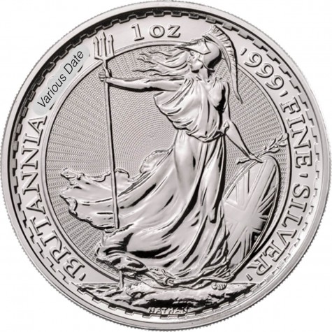 1 Ounce Great Britain Silver Britannia (Random Year)