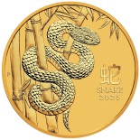 1 Ounce Gold Australian Lunar Year of the Snake 2025 (Series III)