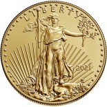 1 Ounce Gold American Eagle 2021 Type 1