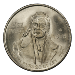 1978 Mexico Cien 100 Peso Silver Coins Brilliant Uncirculated