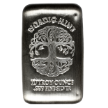 10 Ounce Nordic Mint Tree Silver Bar