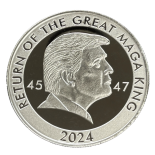 1 Ounce Silver Trump ULTRA MAGA Round 2024