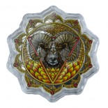 2 Ounce Ram of 3rd Chakra Silver Coin