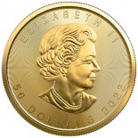 1 Ounce Gold Canadian Maple Leaf 2022