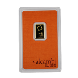 2.5 Gram Valcambi Gold Bar (New with Assay)